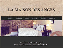 Tablet Screenshot of maison-des-anges.fr